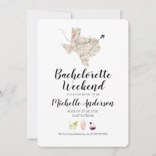 Invitación para fin de semana de despedida de solt