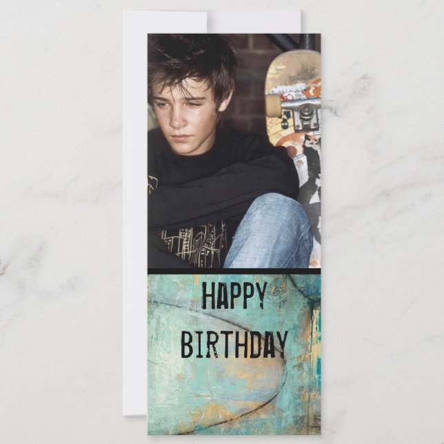 invitación para foto de adolescente (Anverso)