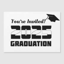 Invitación para graduado moderno 2025 ¡Estás invit