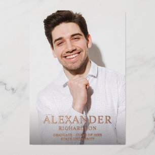 Invitación para graduados de Big Mod Name Photo Ve