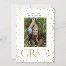 invitación para graduados de guión elegante y bril