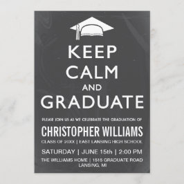 Invitación para Graduarse con Serenidad