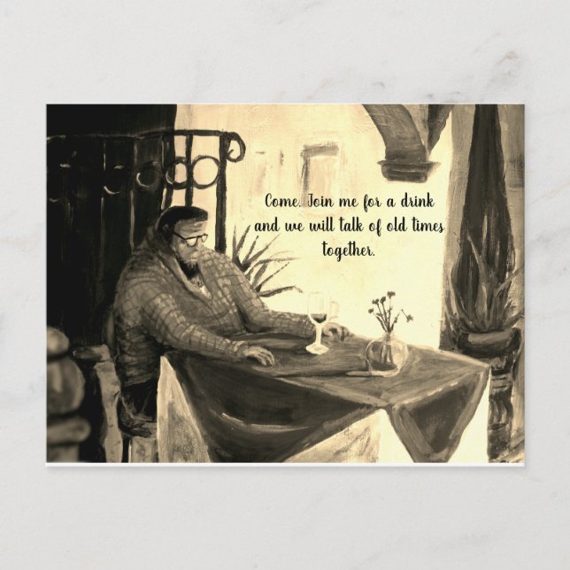 Invitación para hablar de viejos tiempos (Anverso)