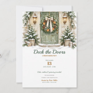 Invitación para hacer coronas de Navidad 'Adorna l
