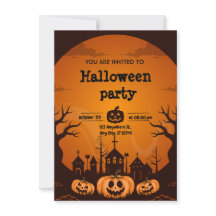 invitación para Halloween 2024