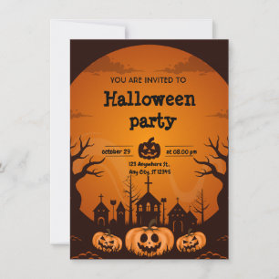 invitación para Halloween 2024
