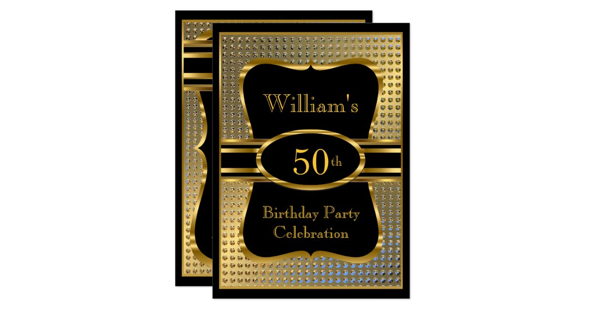 Invitación para hombre de la fiesta de cumpleaños | Zazzle.es