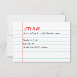 Invitación para jugar Playdate
