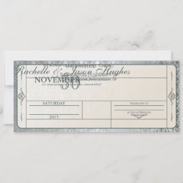 Invitación para la bodas de plata 25º aniversario