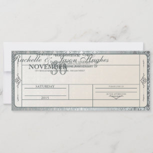 Invitación para la bodas de plata 25º aniversario 