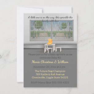 Invitación para la Celebración de Baby Raindrops &