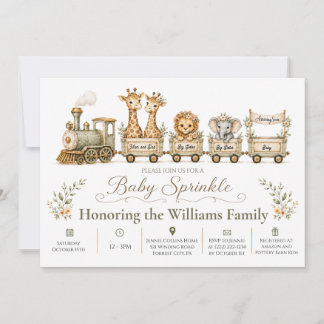 Invitación para la Celebración de Baby Sprinkle Sa