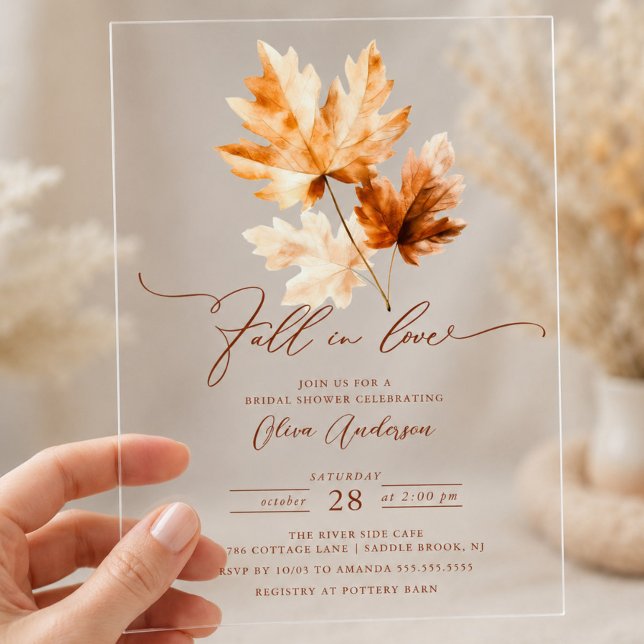 Invitación para la Celebración de Boda de Otoño Su (Subido por el creador)