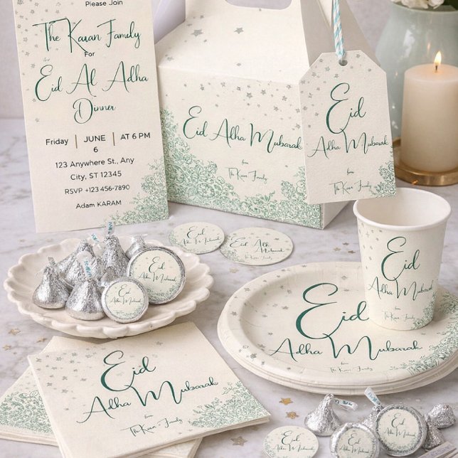 Invitación para la cena de Eid Al Adha en verde sa (Subido por el creador)