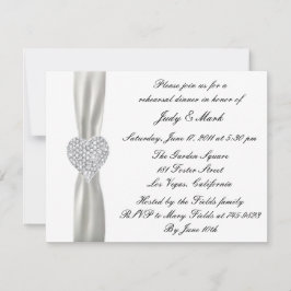 Invitación para la cena de ensayo de la boda con c