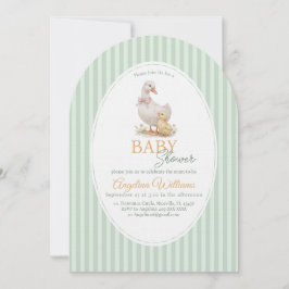 Invitación para la fiesta de Baby Shower de Mamá G