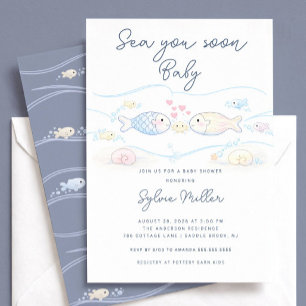 Invitación para la Fiesta de Baby Shower "Te Veré 