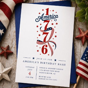 Invitación para la Fiesta de Cumpleaños de América