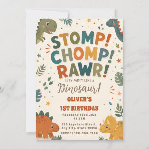 Invitación para la fiesta de cumpleaños número 1 d