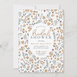 invitación para la fiesta de desayuno de la novia