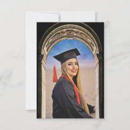 Invitación para la fiesta de graduación con diseño