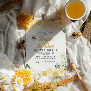 Invitación para la fiesta de soltera Daisy Bride t