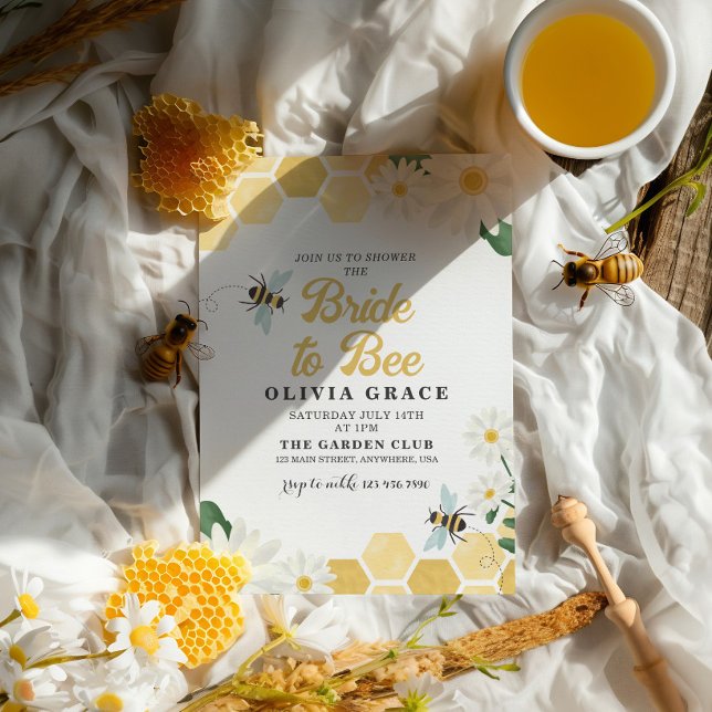 Invitación para la fiesta de soltera Daisy Bride t (Subido por el creador)