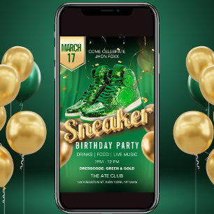 Invitación para la Fiesta de Zapatillas de Oro Ver