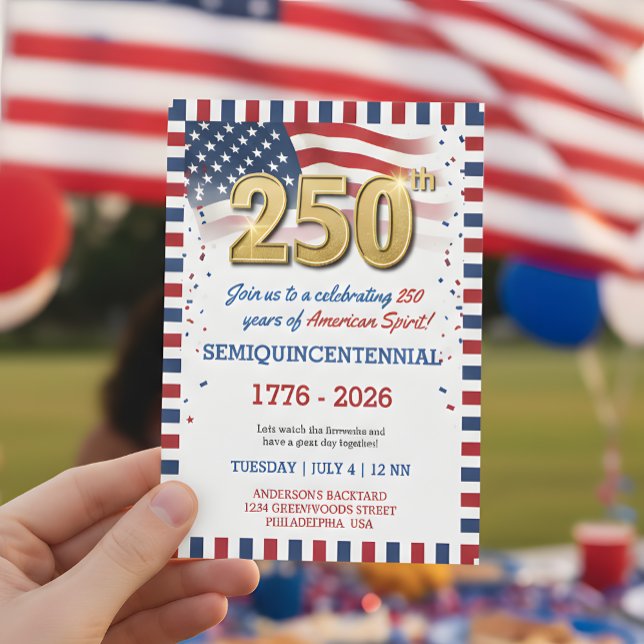 Invitación para la fiesta del 250 aniversario de E (Subido por el creador)