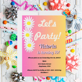 Invitación para la Fiesta Tween