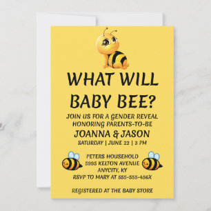 Invitación para la Revelación del Sexo del Bebé Ab