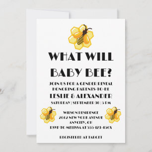 Invitación para la Revelación del Sexo del Bebé Ab