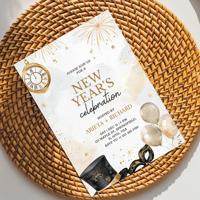 Invitación para las celebraciones de un nuevo año  (Subido por el creador)