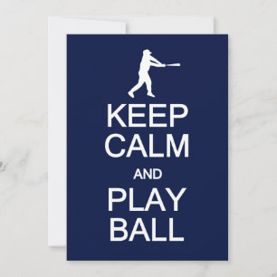 Invitación para mantener la calma y jugar a la bol