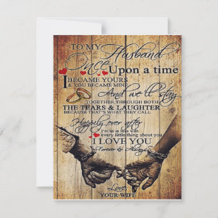 Invitación Para mi Esposo Carta para Esposo Decoración Fa