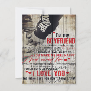 Invitación Para mi marido Diseño Regalo de marido moderno