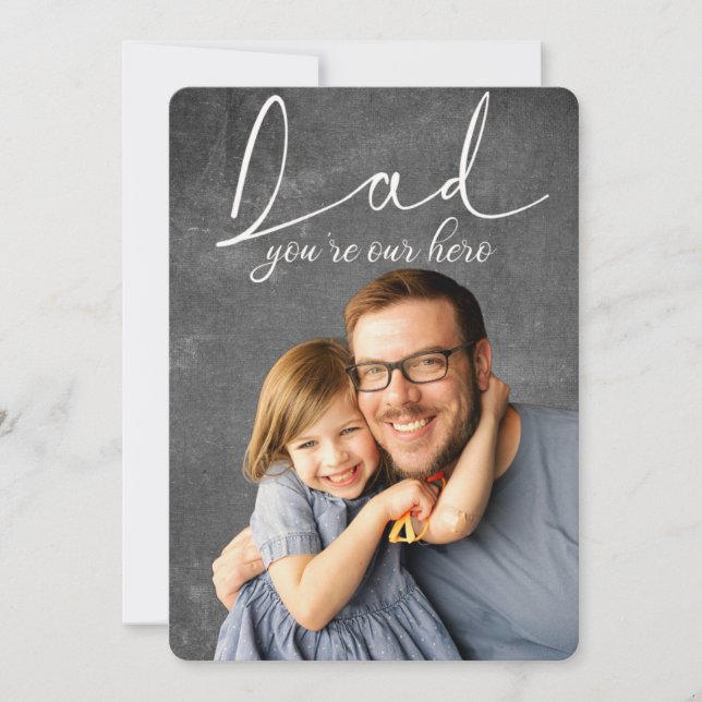 Invitación Para mi papá increíble en el Día del Padre (Anverso)