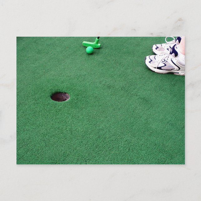Invitación para minigolf (Anverso)