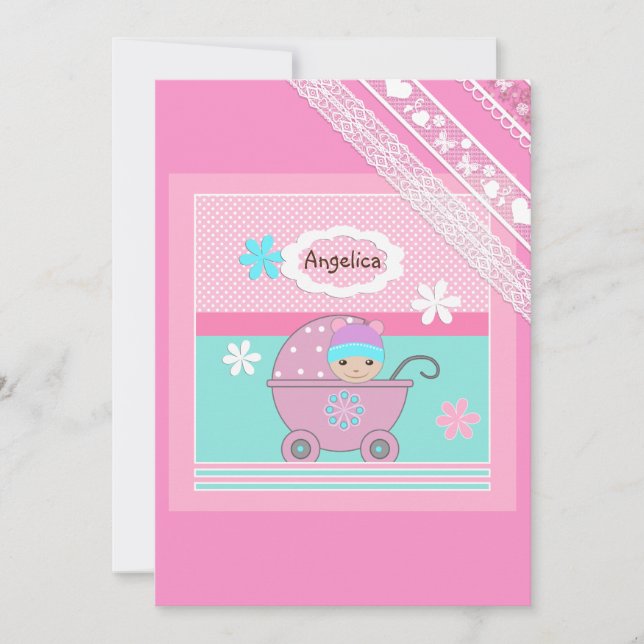 Invitación Para niña (Anverso)