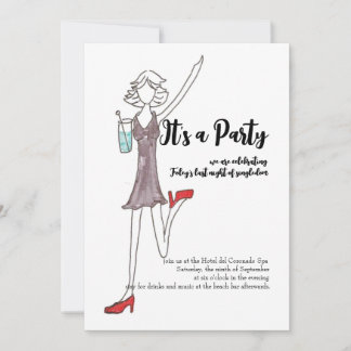 Invitación para noche de chicas