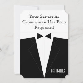 Invitación para Padrino de Boda o Caballero de Hon