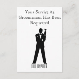 Invitación para Padrino de Boda o Padrino de Honor