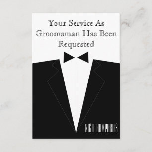 Invitación para Padrino de Boda o Padrino de la Bo