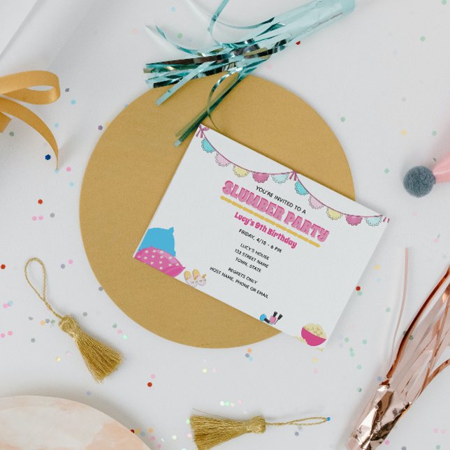 Invitación para Pijamada de Chicas (Subido por el creador)