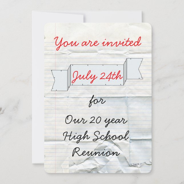 Invitación para portátiles y escritura a mano (Anverso)