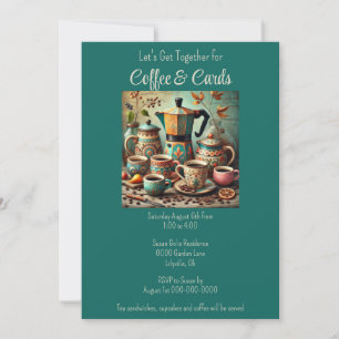 Invitación para que se junten café y cartas