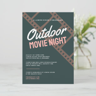 invitación para recaudación de fondos para Noche d