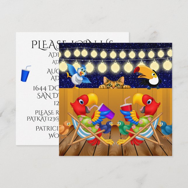 Invitación para reunirse (Anverso / Reverso)