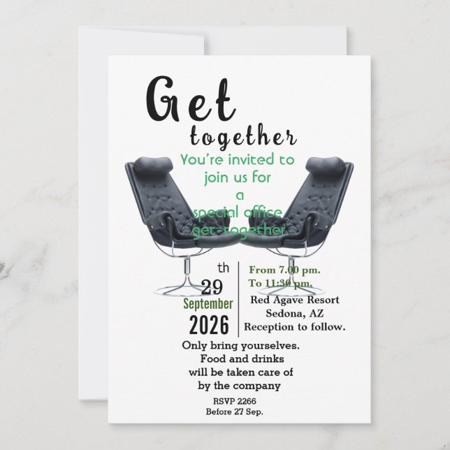 Invitación para reunirse (Anverso)