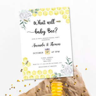 Invitación para revelar el sexo de la abeja